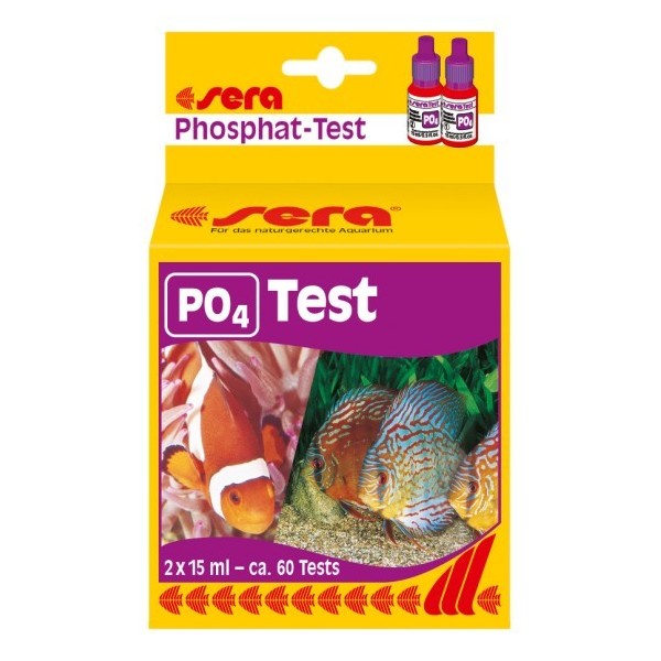 Bassin de jardin : Sera test phosphates PO4, Tests pour bassin