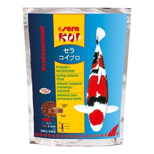 printemps/automne 2.2kg SERA KOI Professional aliment composé