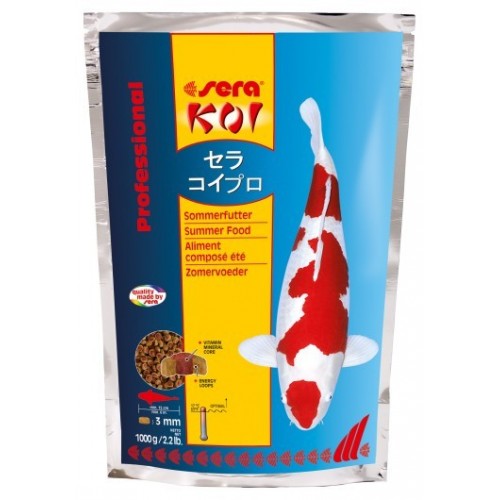Bassin de jardin : SERA KOI Professional été 1KG, Nourriture Serapond