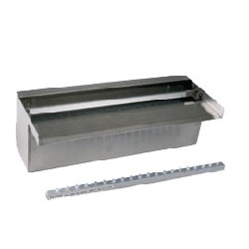 Bassin de jardin : Lame d'eau 60cm en inox avec LED intégrés, Fin de série