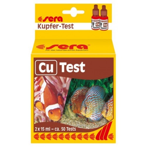 Bassin de jardin : Sera test Cu (test cuivre), Tests pour bassin Bassin de jardin : Sera test Cu (test cuivre), Tests pour bassin