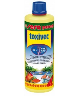 Bassin de jardin : Sera Toxivec ammoniaque-nitrites 500ml (10.000L), Traitement Sera