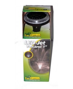 Bassin de jardin : Led jet vulcano 1" seul, Jets d'eau