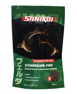 Bassin de jardin : Sanikoi Sturgeon Pro green 6mm 7kg (10L), Nourriture Sanikoï