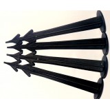 Bassin de jardin : Lot de 12 piquets plastique, Filet pour bassin
