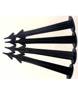 Bassin de jardin : Lot de 12 piquets plastique, Filet pour bassin