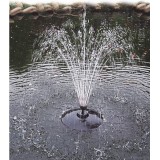 Bassin de jardin : Jet d'eau flottant 2500 L/H, Pompes Aqua Forte