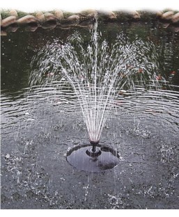 Bassin de jardin : Jet d'eau flottant 2500 L/H, Fin de série