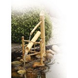 Bassin de jardin : Jeu d'eau Basculant en bambou, Fin de série