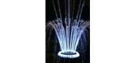 Bassin de jardin : Led jet vulcano 1" seul, Jets d'eau
