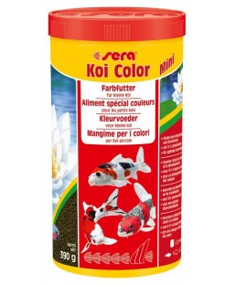 Bassin de jardin : sera Koi Color Mini 1L (390g), Nourriture Serapond