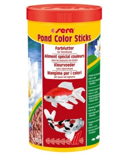 Bassin de jardin : Sera pond color sticks 1L (170g), Nourriture Serapond