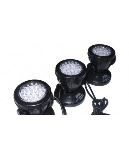 Bassin de jardin : 3 X 27 LED + Capteur, Eclairages