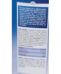 Bassin de jardin : ICHI FOOD SINKING 3.5KG MINI, Nourriture Ichi Food-Aquatic Science