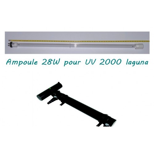Bassin de jardin : Ampoule UV 2000 laguna 28W, Fin de série