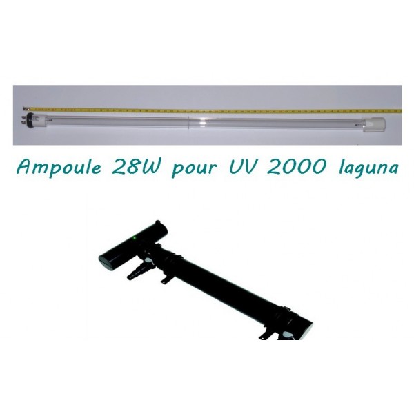 Bassin de jardin : Ampoule UV 2000 laguna 28W, Fin de série