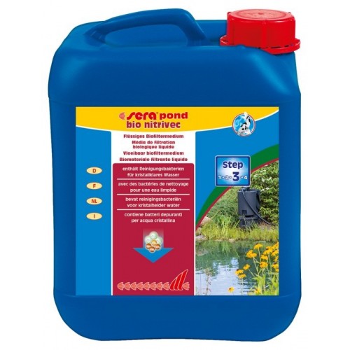 Bassin de jardin : BIO NITRIVEC 5 litres (20000L), Traitement Sera