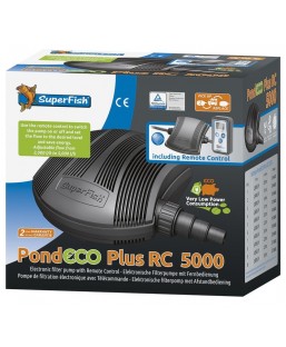 Bassin de jardin : Pond Eco Plus RC 5000 variateur (2000 à 5000 L/H), Pompes Superfish