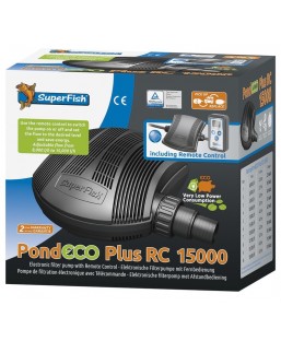 Bassin de jardin : Pond Eco Plus RC 15000 variateur (8000 à 15000 L/H), Pompes Superfish