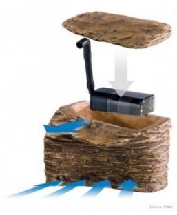 Bassin de jardin : Falaise Turtle Cliff 23x17x19,5cm, Fin de série