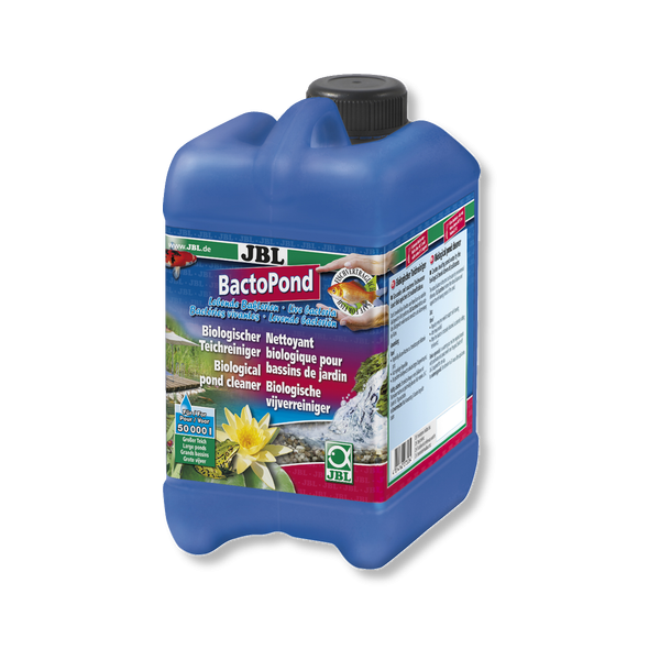 Bassin de jardin : JBL BactoPond Bactéries vivantes 2,5 L (50.000L), Traitement JBL