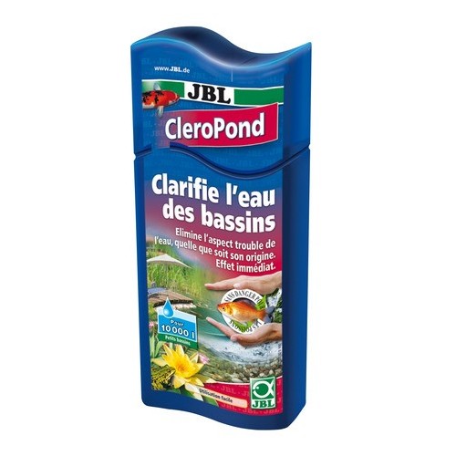 Bassin de jardin : CleroPond 500ml (anti trouble), Traitement JBL