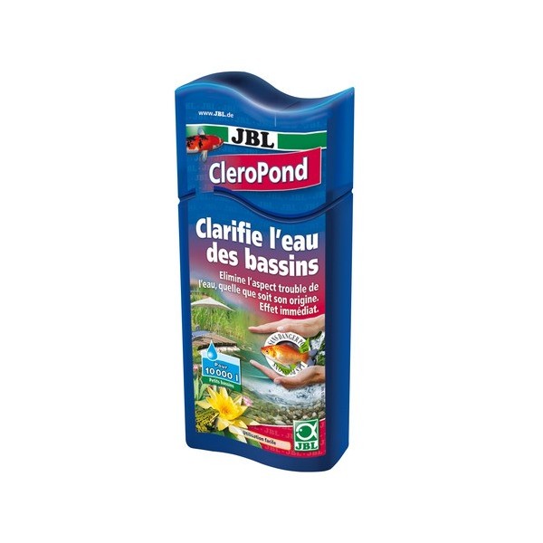 Bassin de jardin : CleroPond 500ml (anti trouble), Traitement JBL