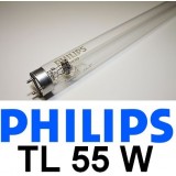 Bassin de jardin : Ampoule UVC TL 55w Philips, AMPOULES UV TL