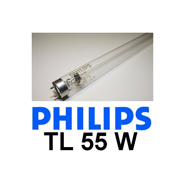 Bassin de jardin : Ampoule UVC TL 55w Philips, AMPOULES UV TL