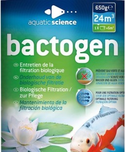 Bassin de jardin : Bactogen 24000, Traitement Aquatic Science