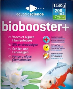 Bassin de jardin : Biobooster + 200M3, Traitement Aquatic Science