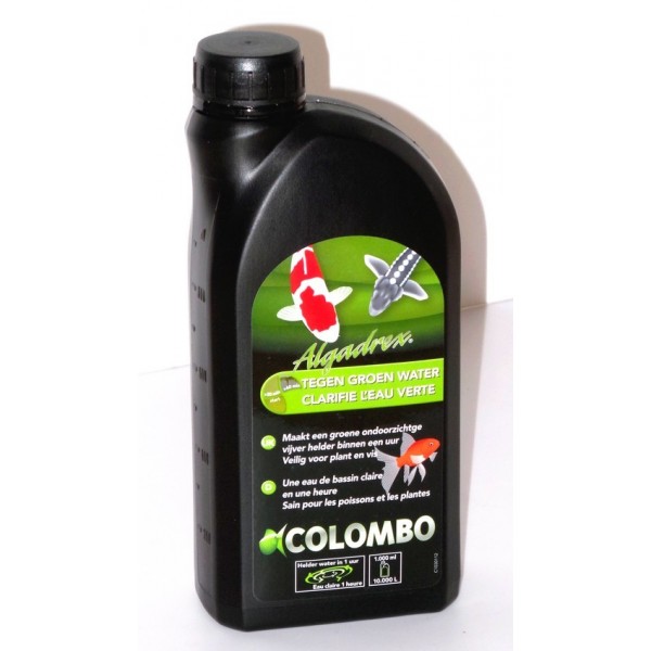 Bassin de jardin : Algadrex 1000 ML (Bassin de 10M3), Traitement Colombo