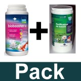 Bassin de jardin : Bactogen 40000 + biobooster 40000, Traitement Aquatic Science