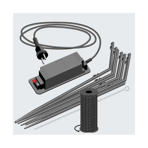 Bassin de jardin : Protection fil électrifié 500M, Fin de série