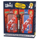 Bassin de jardin : combi pack wheat 2X500g, Nourriture Hikari