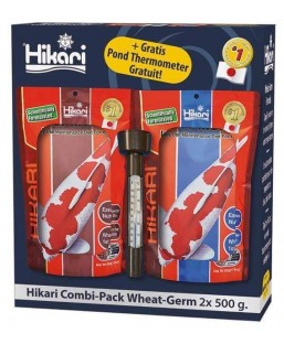 Bassin de jardin : combi pack wheat 2X500g, Nourriture Hikari