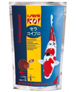 Bassin de jardin : Hiver SERA KOI Professional 500g, Nourriture Serapond