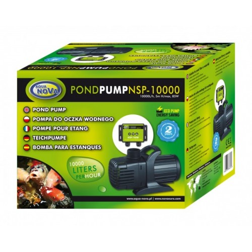 Bassin de jardin : Pompe NSP 10000 variateur (10000 L/H), Pompes Aqua Nova