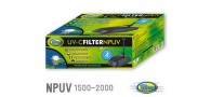 Bassin de jardin : Pompe filtrante NPUV2000 9W aqua Nova (2000 L/H), Fin de série