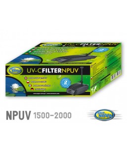 Bassin de jardin : Pompe filtrante NPUV2000 9W aqua Nova (2000 L/H), Fin de série