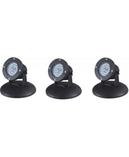 Bassin de jardin : NPL2-LED3/ 3X36LED/Capteur, Eclairages