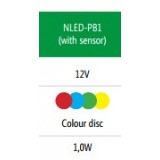 Bassin de jardin : NLED-PB1/1 spot capteur, Eclairages
