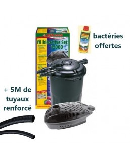 Bassin de jardin : Sera Set 12000 Filtre à pression pond fil bioactive, Kits SeraPond