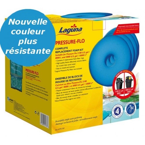 Bassin de jardin : Mousses 8000 ou 10000 pressure flo, Mousses