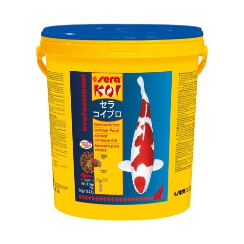 Bassin de jardin : été 7kg SERA KOI Professional aliment, Nourriture Serapond Bassin de jardin : été 7kg SERA KOI Professional aliment, Nourriture Serapond
