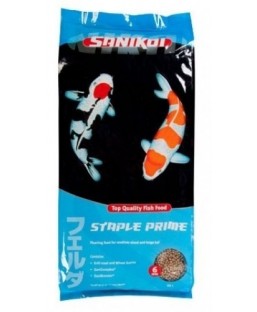 Bassin de jardin : SaniKoi Staple Prime 6mm 7.6kg (20L), Nourriture Sanikoï