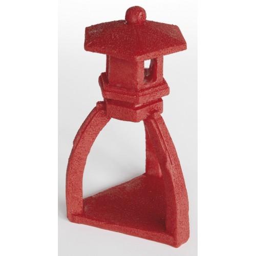 Bassin de jardin : Pagode rouge deco bassin zen, Fin de série Bassin de jardin : Pagode rouge deco bassin zen, Fin de série