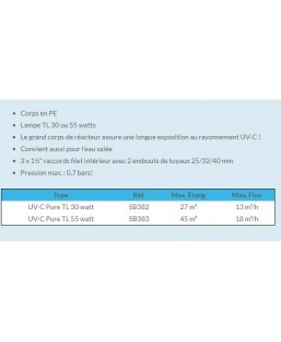 Bassin de jardin : Pure UVC TL 30W, Fin de série