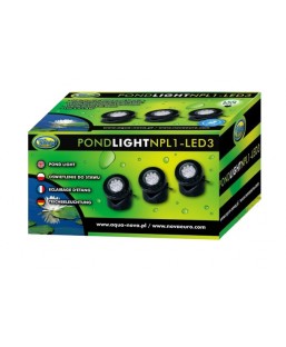 Bassin de jardin : NPL1-LED3/spot capteur, Eclairages