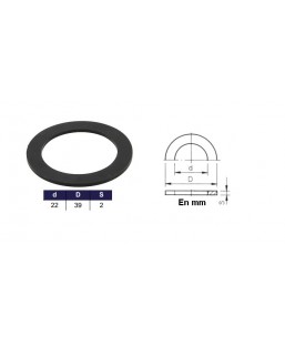 Bassin de jardin : Joint plat 25 3/4", Joints pour raccord de bassin